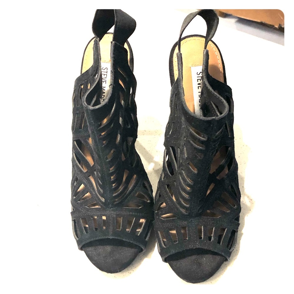 Steve Madden Peep Toe Booties - Size 8.5